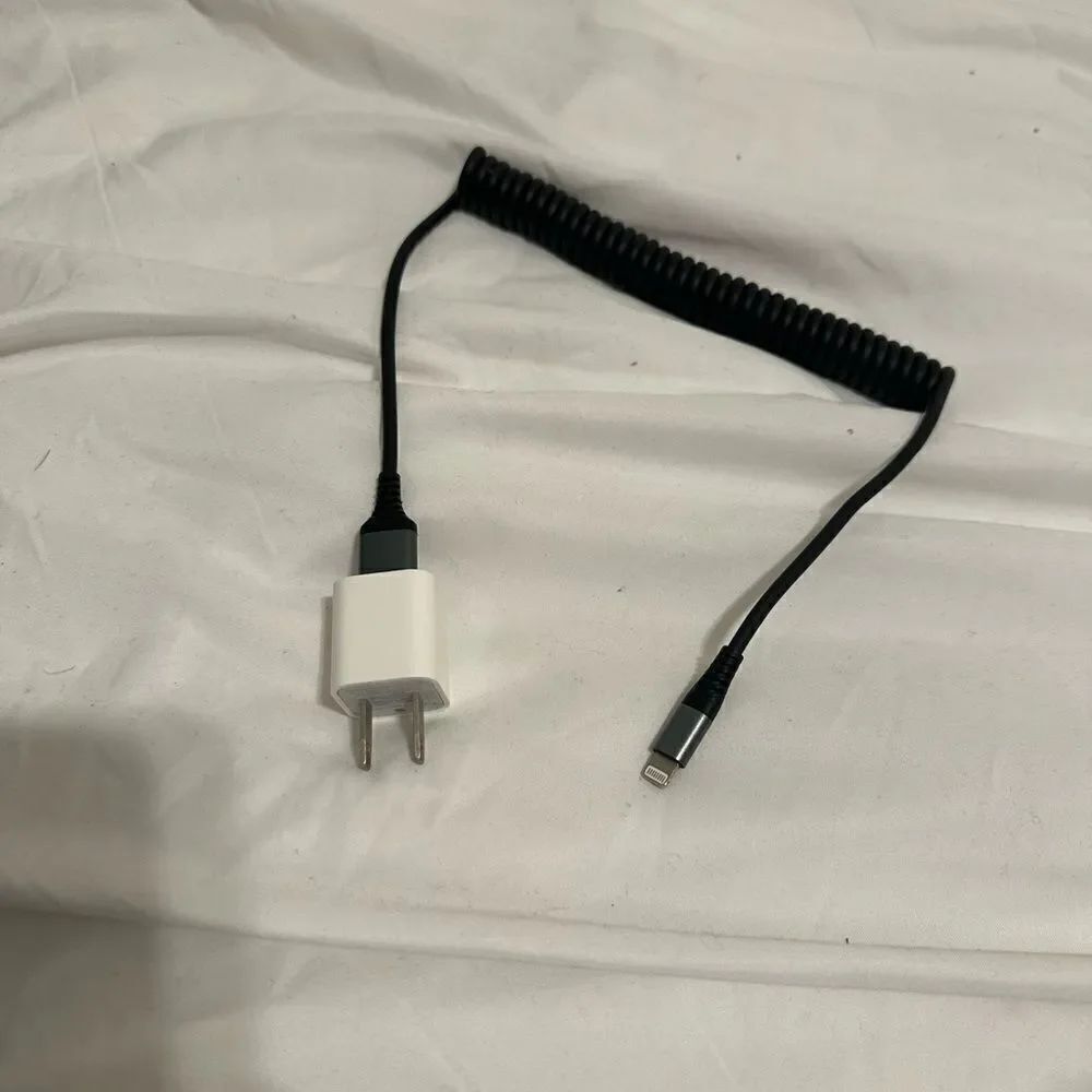 iPhone charger with wire